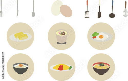 卵イラストセット