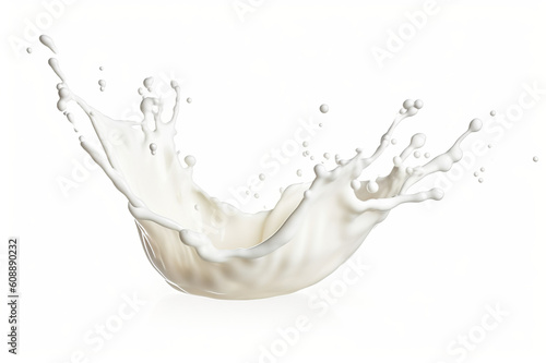Milk Splash On Transparent Background, Generative Ai © Jaunali