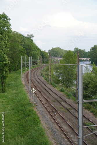 Vías en la ciudad de Pau