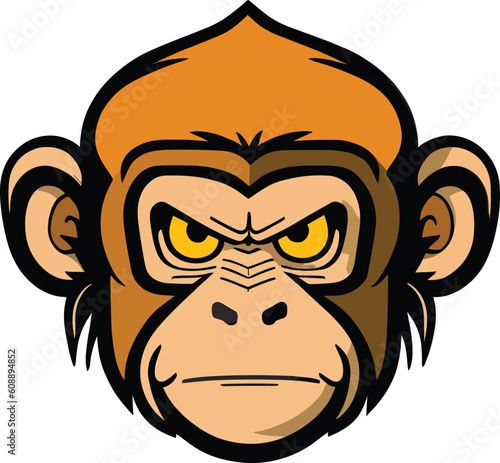 Monkey Face Vector