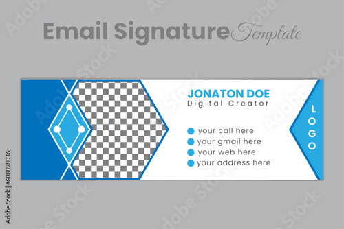 Corporate Email Signature  Modern and minimalist email signature or email footer template Business email signature with an author photo place modern and minimal layout By Design Soon Creative Email 