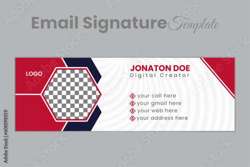 Corporate Email Signature  Modern and minimalist email signature or email footer template Business email signature with an author photo place modern and minimal layout By Design Soon Creative Email 