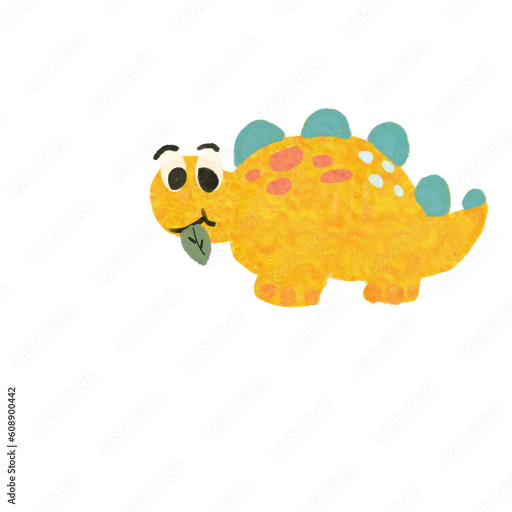 Fototapeta premium Cute dino