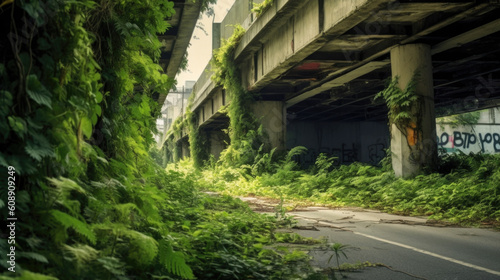 Overgrown Highway Apocalypse