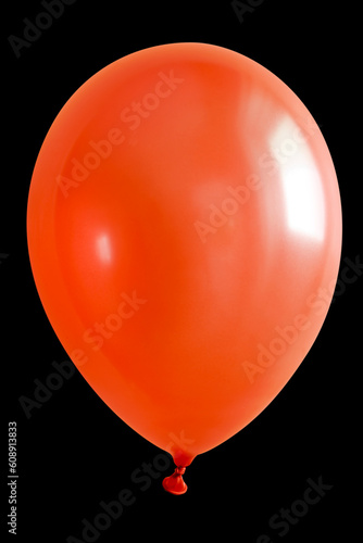 Inflatable balloon, on the black background