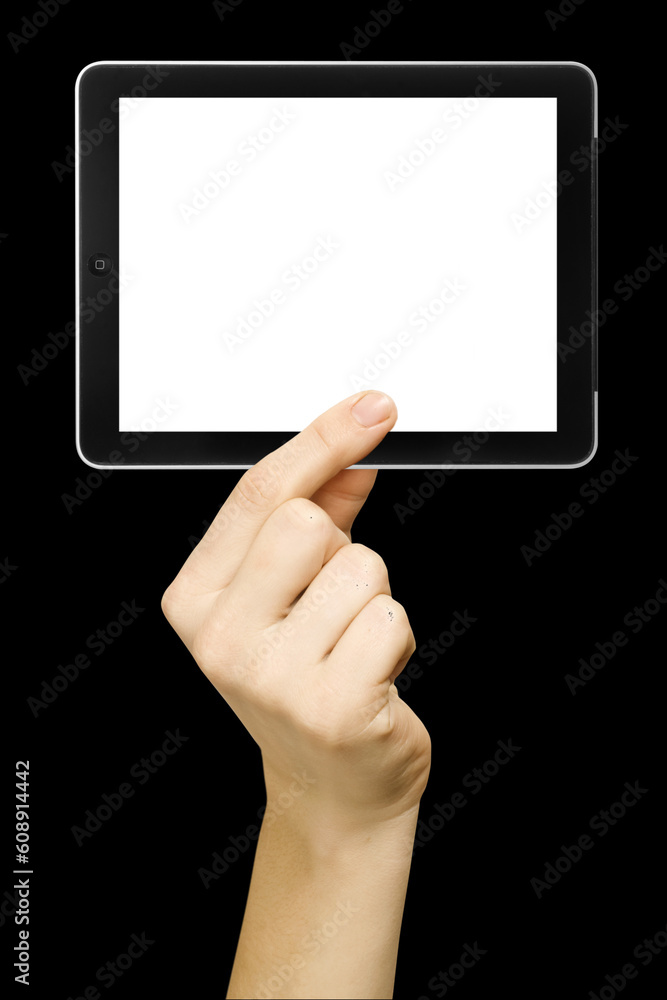 tablet on the black backgrounds tablet on the black backgrounds