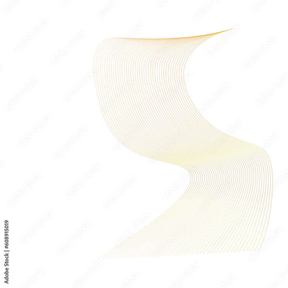 Gradient Futuristic Wave Line Gradient Futuristic Wave Line