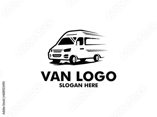 Van logo vector template isolated on white background