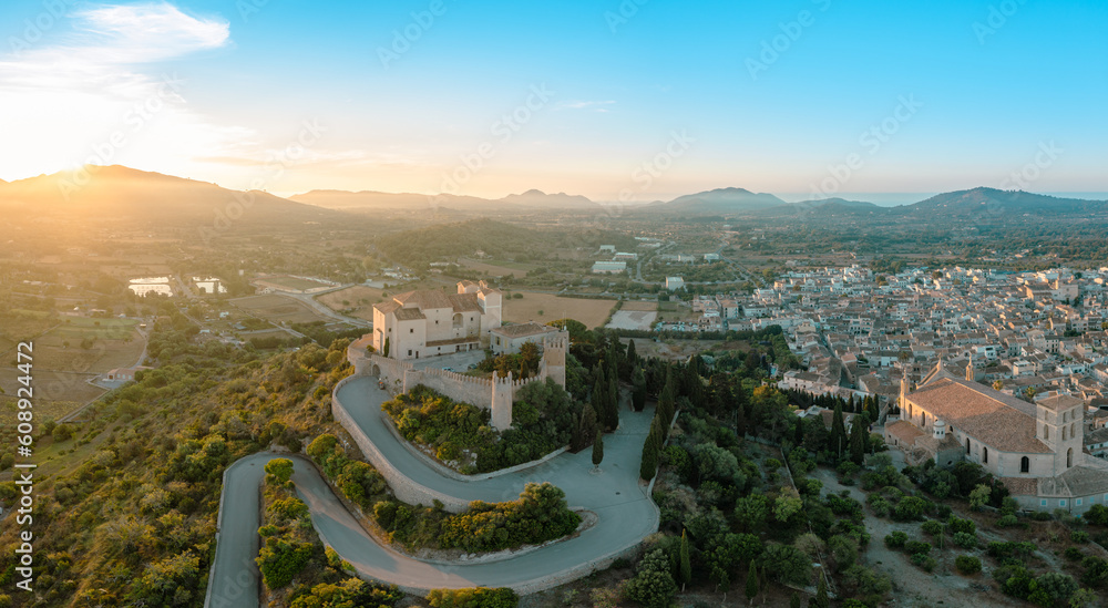 Santuari de Sant Salvador, Church, Mallorca, Spain,