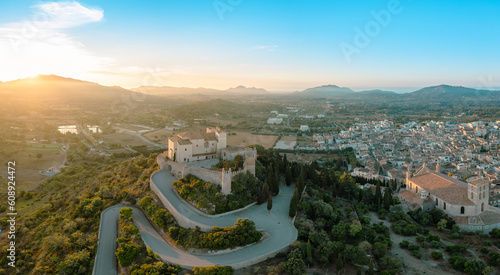 Obraz na płótnie Santuari de Sant Salvador, Church, Mallorca, Spain, w salonie