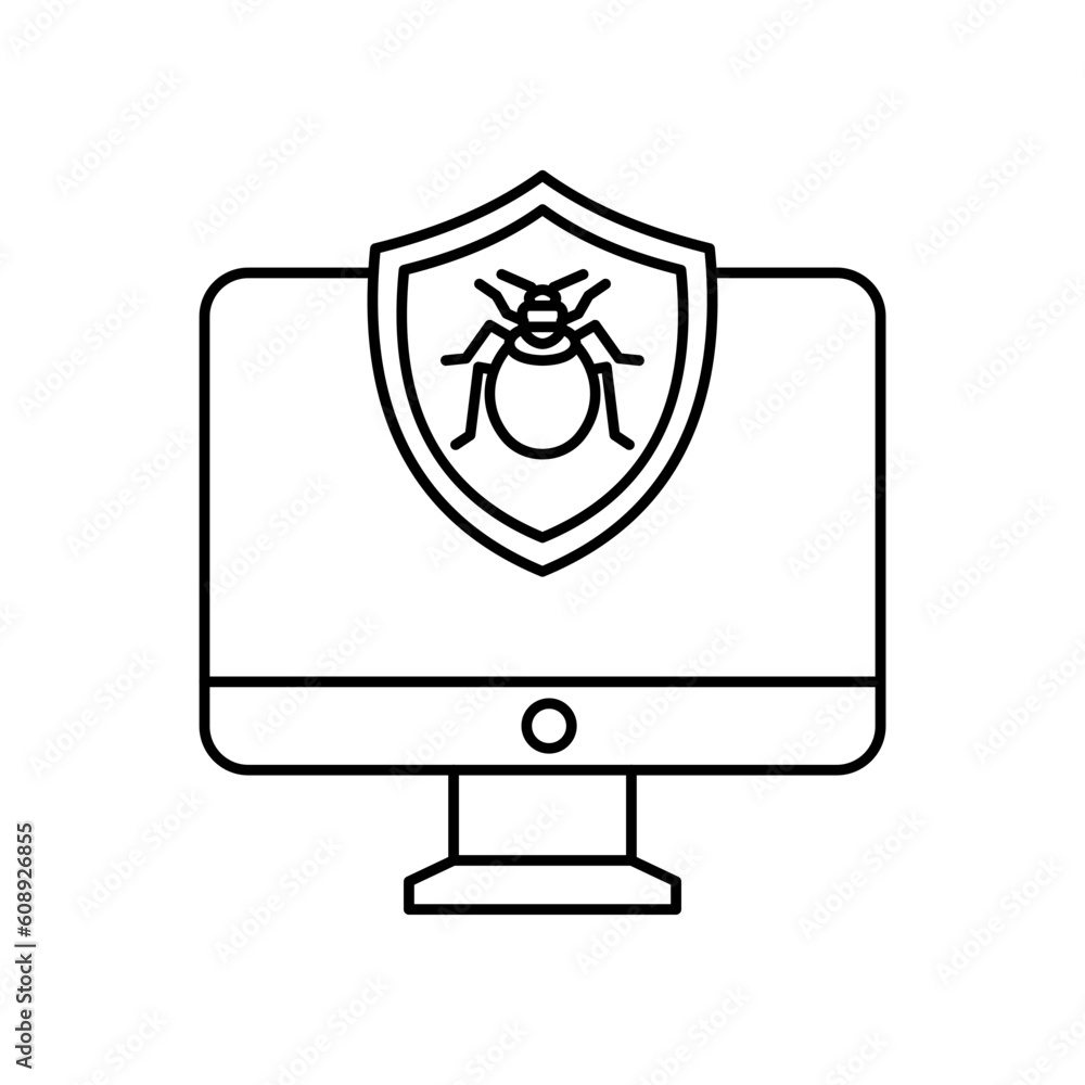 Bug Shield Vector Icon
Bug Shield Vector Icon