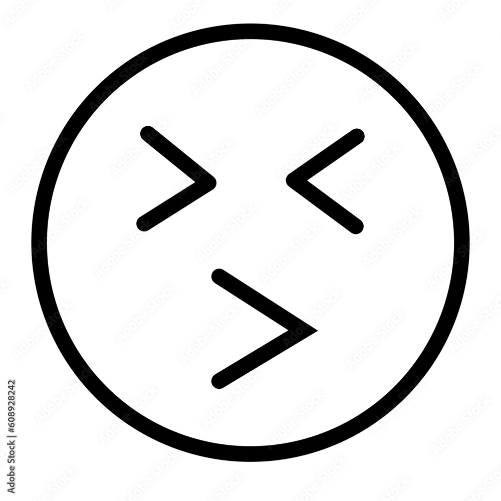 emoji, line icon emoji, line icon