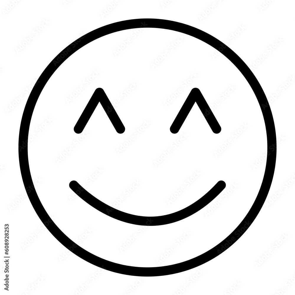 smile line icon smile line icon