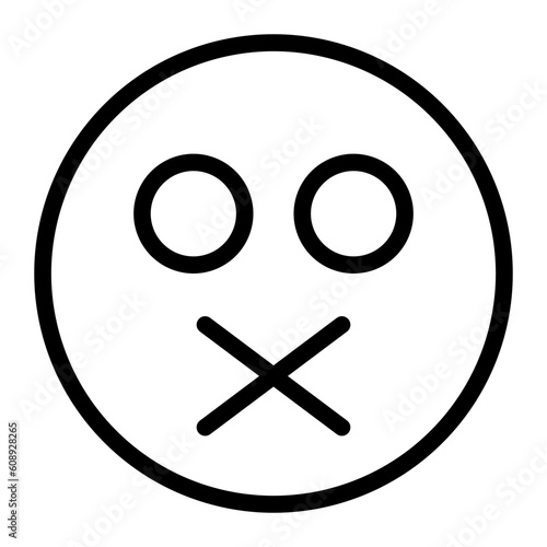 silent line icon