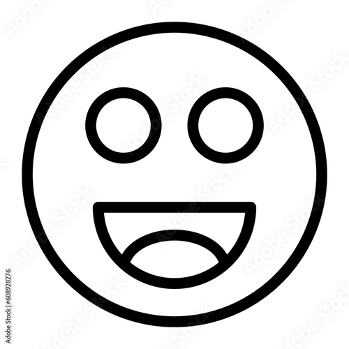 laugh line icon