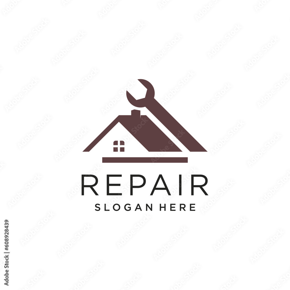 Service Store Logo Service logo vector with modern home and location idea Stock Vector ...