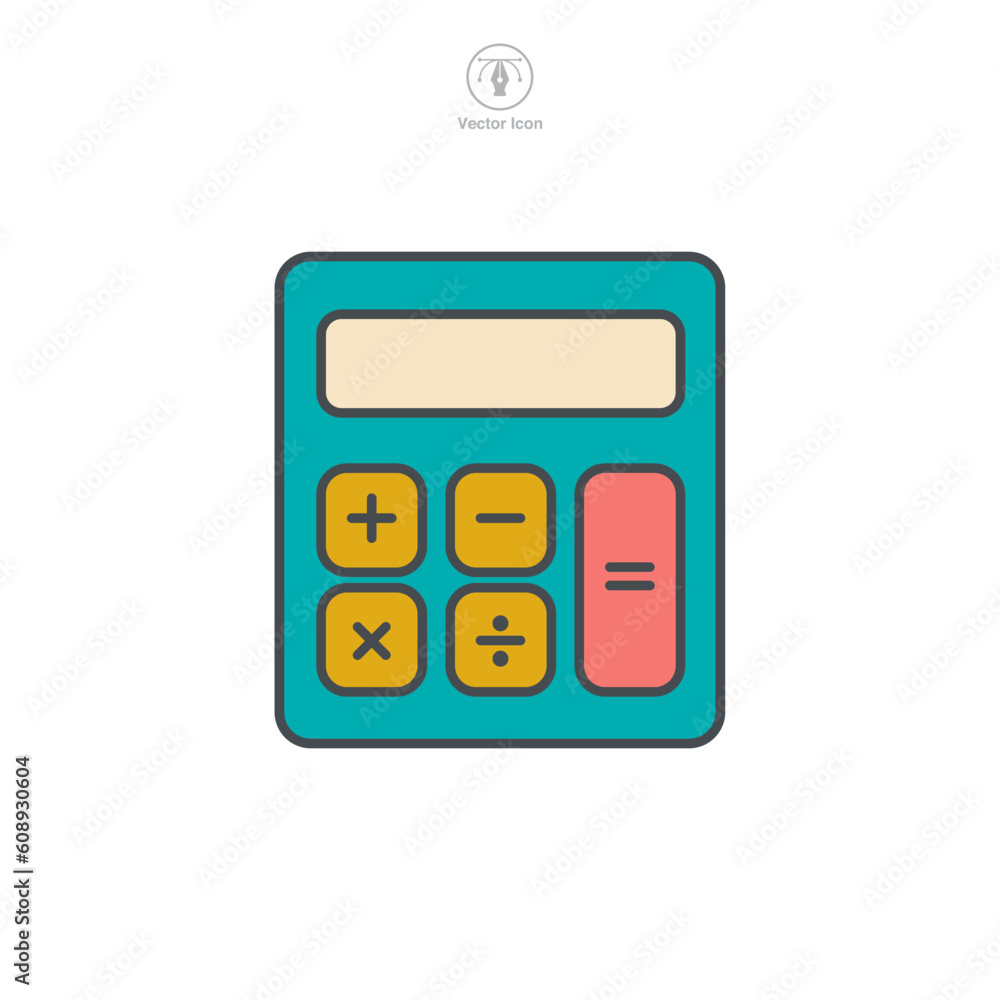 Calculator Icon symbol template for graphic and web design collection logo vector illustration Calculator Icon symbol template for graphic and web design collection logo vector illustration
