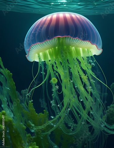 Colors of the ocean: Living jellyfish artworks
