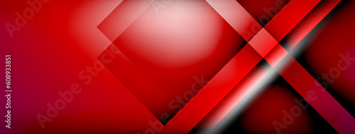 Light and shadow squares and lines abstract background