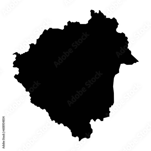 Zala county map  administrative district of Hungary. Vector illustration.