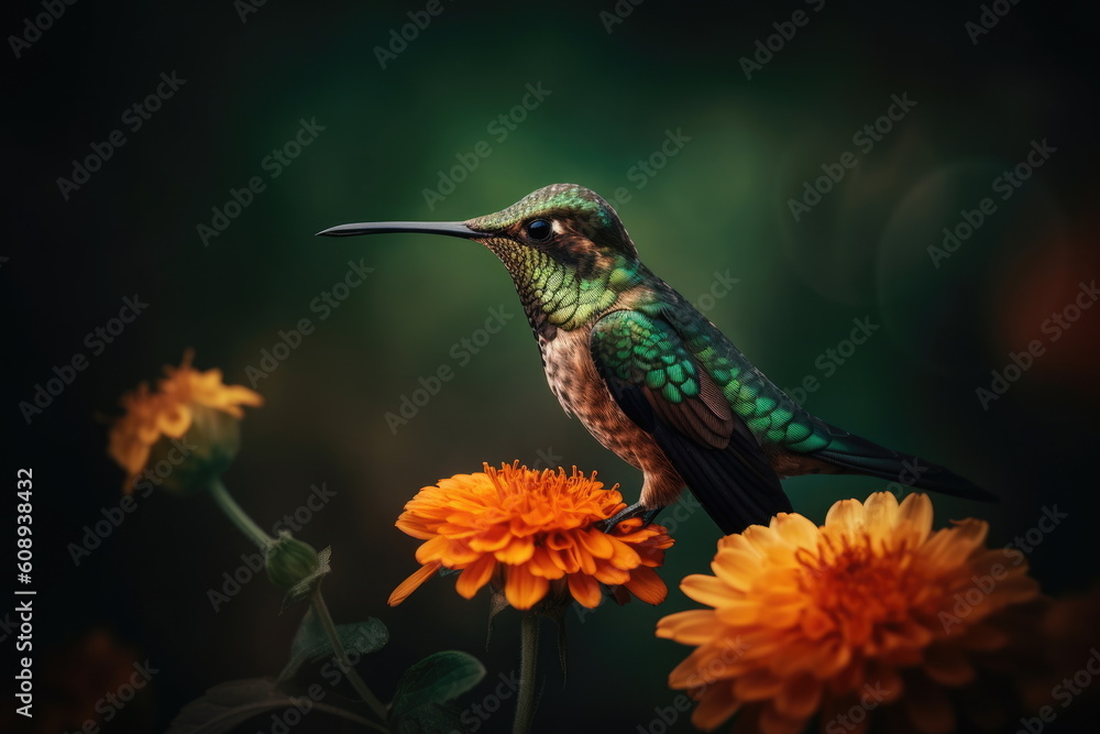 Obraz premium Hummingbird flying