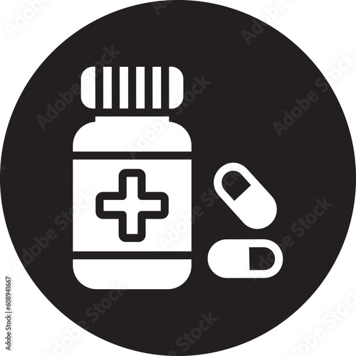 painkiller glyph icon
