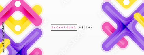 Minimal geometric background cross line. Design for wallpaper, banner, background, landing page, wall art, invitation, prints, posters