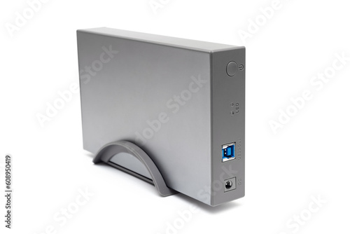 external case for hdd on a white background