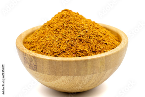 Photos Cajun spice powder isolated on white background
