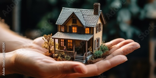 miniatures house, generative Ai