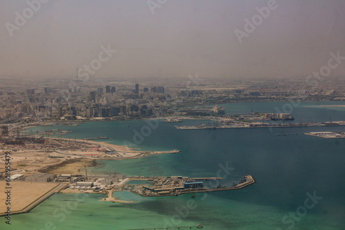 Aerial view of Doha, Qatar