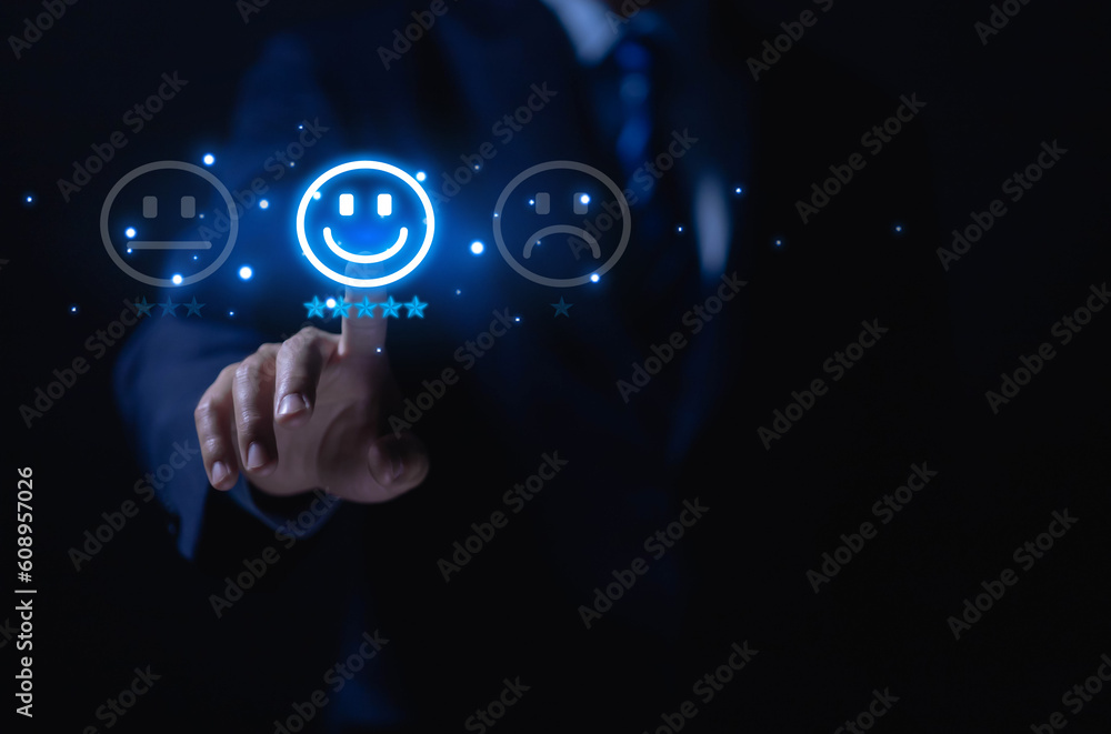 positive customer reviews Five-star. Service satisfaction survey concept
positive customer reviews Five-star. Service satisfaction survey concept