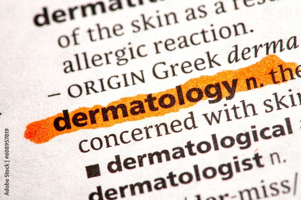 Obraz premium definition highlighted dermatology 