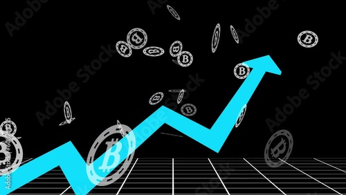 仮想通貨 bitcoin ビットコイン 入り乱れる相場 経済上昇 明るい未来 明るい世界