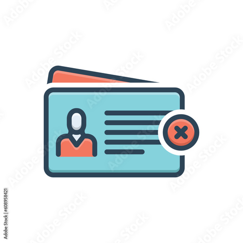 Color illustration icon for expires 