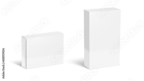 White Pills Or Electronic Device Package Box