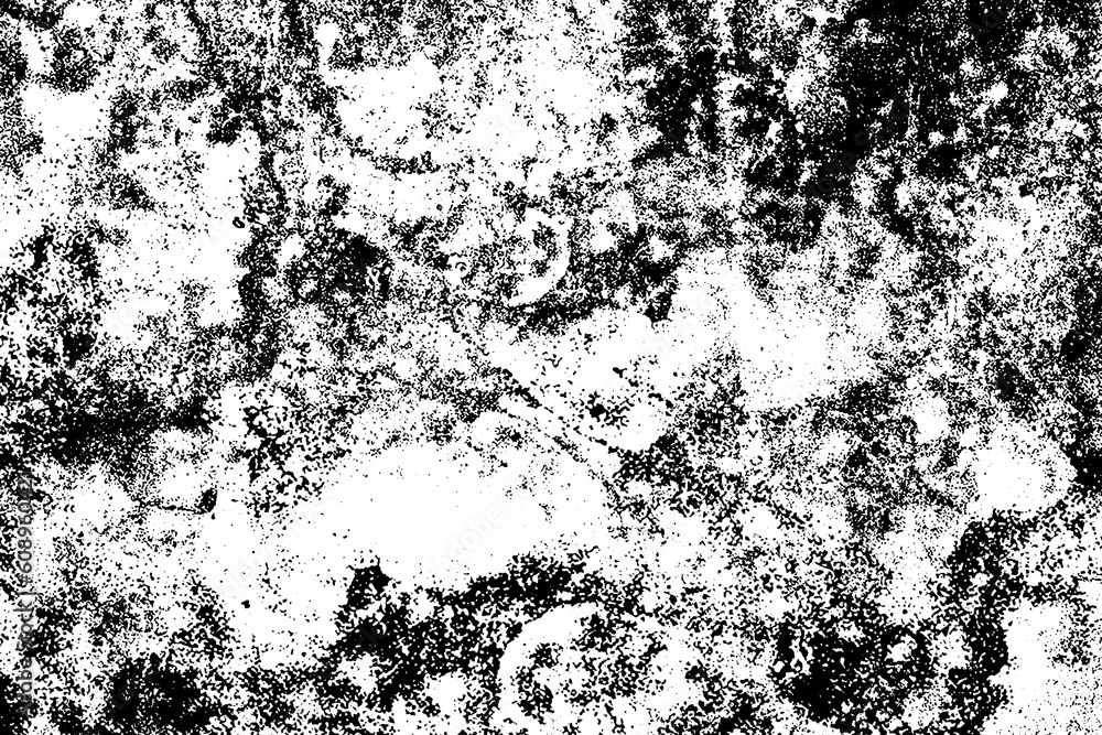 Distressed black and white grunge seamless texture. Overlay scratched design background. Grunge texture background with space