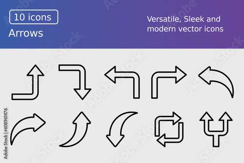Vector Arrows Icon Set
