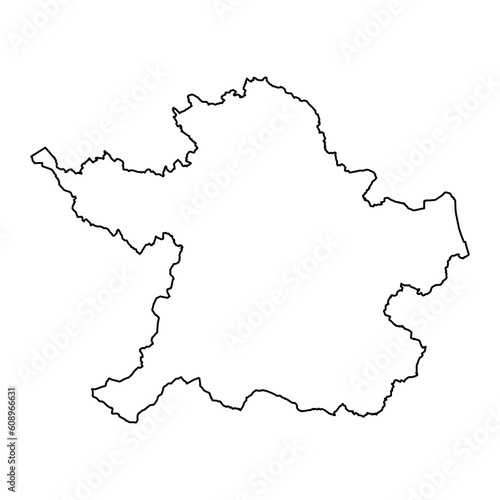 County Meath map, administrative counties of Ireland. Vector illustration. photo