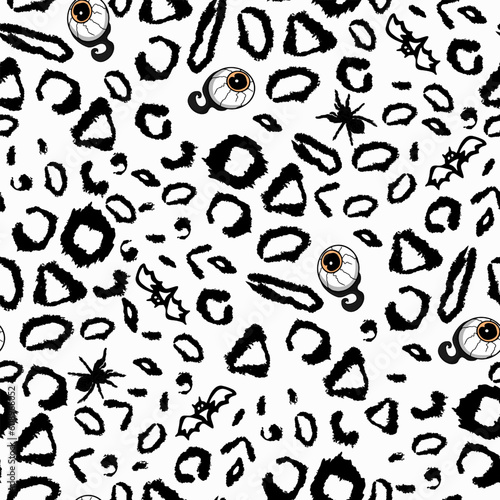 Halloween pattern Trick or treat and guising illustration. Pattern pumpkin for Halloween design. Vector illustration as a blank for a designer, logo, icon, textiles