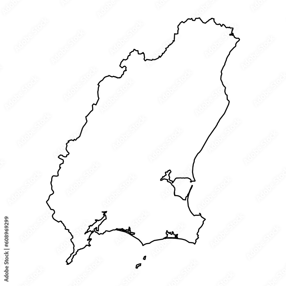 County Wexford map, administrative counties of Ireland. Vector illustration. County Wexford map, administrative counties of Ireland. Vector illustration.