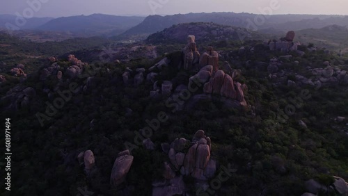 The large Deccan Plateau of the Indian Subcontinent is located between the Western Ghats and the Eastern Ghats, and is loosely defined as the peninsular region between these ranges that is south 