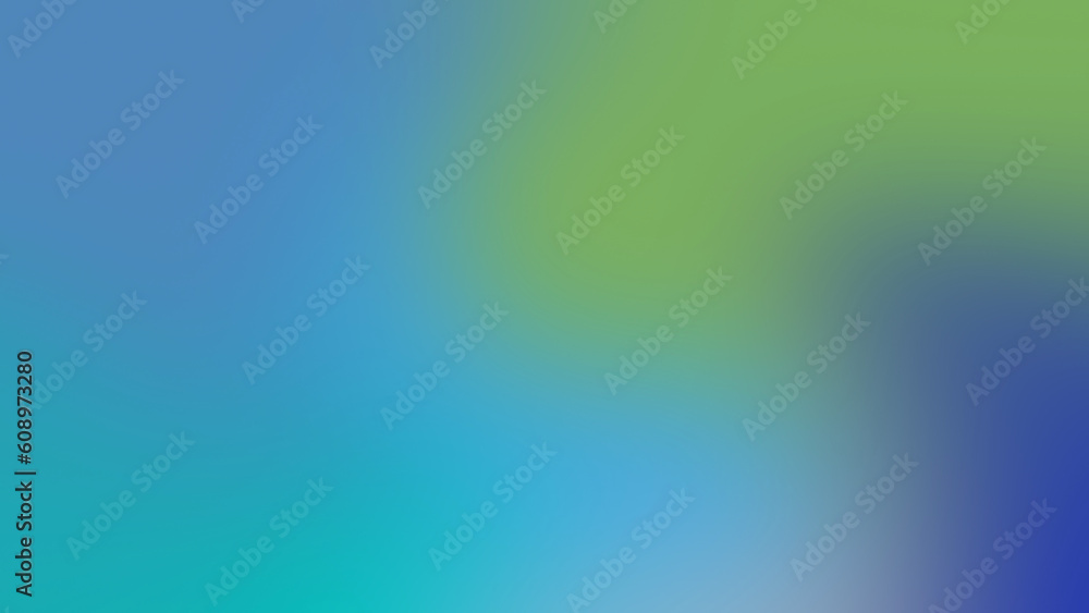 Abstract green, blue and turquoise gradient background for web. Animated video 4k footage of curved lines of green texture.