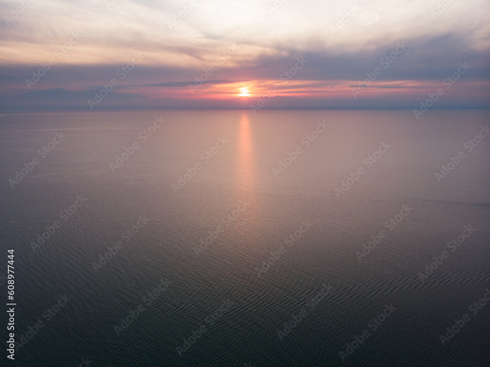 Obraz premium sunset over the sea