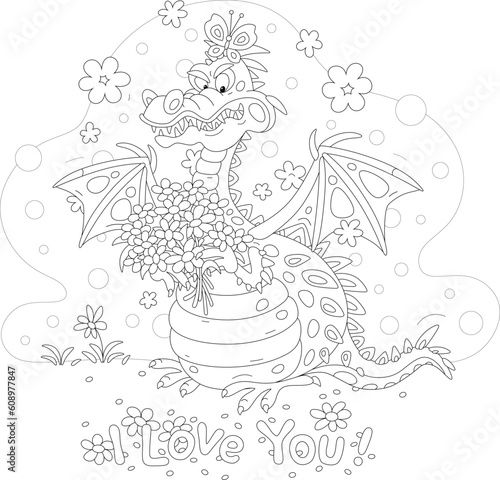 I love you card with a funn...