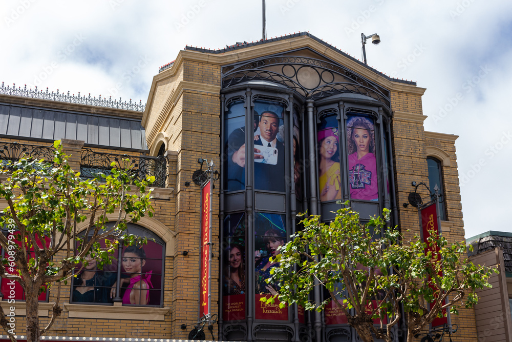 San Francisco, California, USA, June 29, 2022: The Madame Tussauds San Francisco is a wax museum located in Fisherman's Wharf, San Francisco, California.