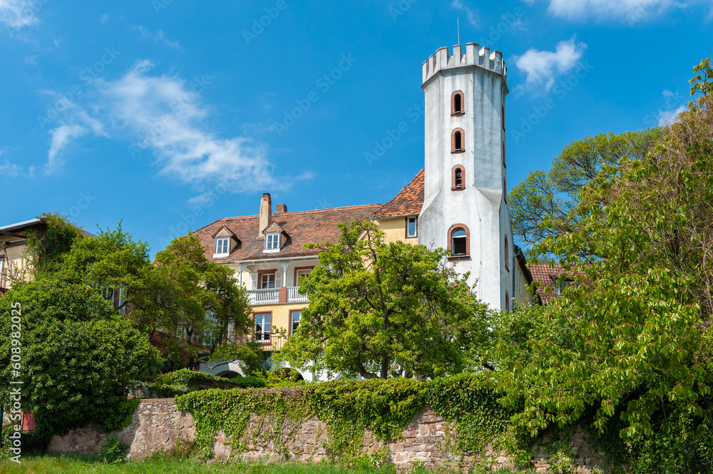 Historischer Slevogthof bei Leinsweiler. Region Pfalz im Bundesland Rheinland-Pfalz in Deutschland