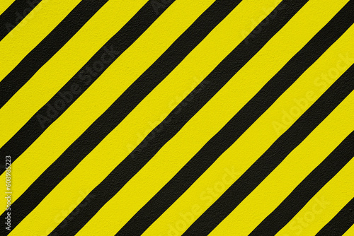 Black and Yellow Stripes. Wall Texture. 