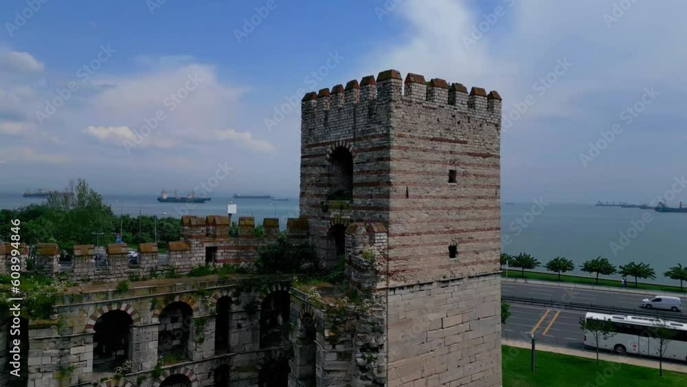 marble tower in istanbul Türkiye, sea view marble tower in istanbul Türkiye, sea view