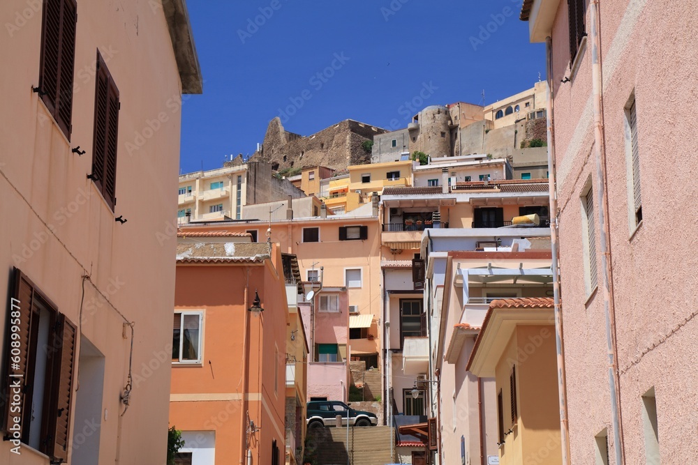 Castelsardo town in Sardinia, Italy